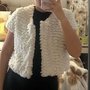 Kensie Cream Textured Jacket